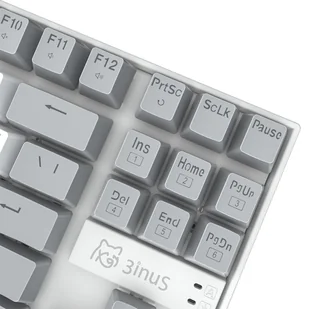 3inuS 87-Key 5-in-1 Mechanical Keyboard Hub Dual USB-C Cable Hot-Swappable - Blue Switches - Klawiatury - miniaturka - grafika 13