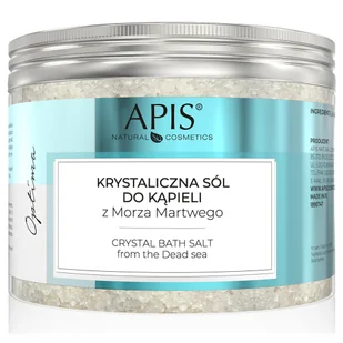 Apis optima, sól krystaliczna do kąpieli z morza martwego, 500g P133764 - Kosmetyki do kąpieli - miniaturka - grafika 1