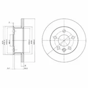 Tarcze hamulcowe - Tarcza hamulcowa DELPHI BG2716 - miniaturka - grafika 1