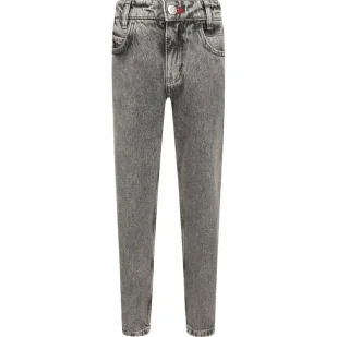HUGO KIDS Jeansy | Loose fit - Spodnie i spodenki dla chłopców - miniaturka - grafika 1