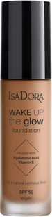 IsaDora Wake Up the Glow Foundation SPF50 7W - Podkłady do twarzy - miniaturka - grafika 1