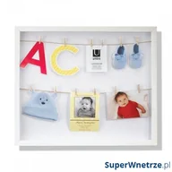 Ramki na zdjęcia - Multiramka na pamiątki dziecka Umbra Clothesline kod: 310080-660 + Sprawdź na SuperWnetrze.pl - NATYCHMIASTOWA WYSYŁKA !! - miniaturka - grafika 1