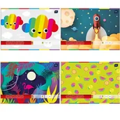 Szkolne artykuły papiernicze - Inter-druk Zeszyt papierów kolorowych samop. B4 - miniaturka - grafika 1