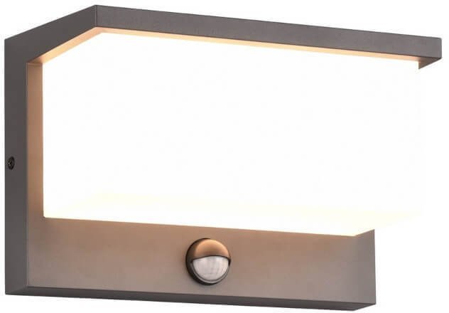 Trio Elewacyjna lampa z czujnikiem ruchu JEVELLO DL142240969 LED 13W 3000K antracyt