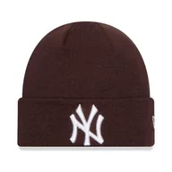 Czapki damskie - New Era Dzianinowa dziecięca zimowa czapka - New York Yankees brązowa - dziecięca - miniaturka - grafika 1