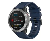 Akcesoria do smartwatchy - Fixed Silicone Strap do Garmin Fenix QuickFit blue (22mm) - miniaturka - grafika 1