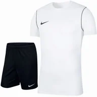 Koszulki męskie - Zestaw Nike Komplet Biała Koszulka T-shirt + Spodenki Czarne Dri-fit R.xxl - miniaturka - grafika 1