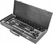 Zestawy narzędziowe - Zestaw narzędzi Forcekraft Zestaw narzędzi 1/2" 24el. 8-32mm 6-kątnych - miniaturka - grafika 1