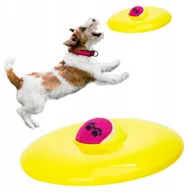 Zabawki dla psów - Zabawka dla psa FRISBEE z piłką TENISOWĄ 2w1 - dysk i piłka w jednym - miniaturka - grafika 1