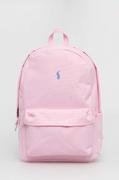Plecaki szkolne i tornistry - Polo Ralph Lauren plecak dziecięcy kolor różowy duży gładki - miniaturka - grafika 1