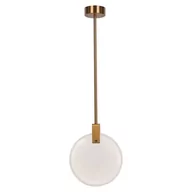 Lampy sufitowe - Lampa wisząca LED Marble marmur i mosiądz 30 cm ST-8950-30 - Step into design - miniaturka - grafika 1