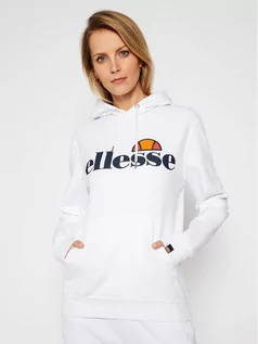 Bluzy damskie - Ellesse Bluza Torcies Oh SGS03244 Biały Regular Fit - grafika 1