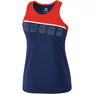 Koszulki i topy damskie - Erima damska 5-c Tanktop New Navy/Red/White Size: 38 1081928 - miniaturka - grafika 1