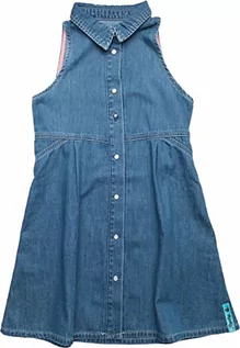 Sukienki - Replay Sukienka dziewczęca SG3235, 009 średnia, niebieska, 4A, 009 Medium Blue, 4 Lata - grafika 1