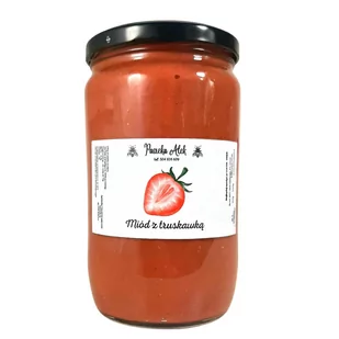 MIÓD Z POLSKIEJ PASIEKI Z TRUSKAWKAMI - 1000 g. - Miód MIÓD Z POLSKIEJ PASIEKI Z TRUSKAWKAMI - 1000 g. - Miód - miniaturka - grafika 1