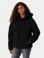 Kurtki damskie - KARL LAGERFELD Kurtka zimowa A4W15042 Czarny Regular Fit - miniaturka - grafika 1