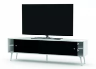 Szafki RTV - Drewniana Szafka Rtv W Stylu Retro Sonorous  Rtra-180-Wht-Blk  Szerokość 180Cm - miniaturka - grafika 1