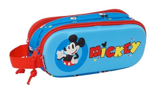 Piórnik saszetka tuba podwójna 3D wypukły Myszka Miki MIckey Safta