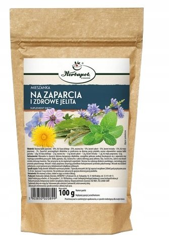 Herbapol Kraków Mieszanka Na Zaparcia i Zdrowe Jelita 100 g - suplement