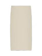 Spódnice - Vero Moda Spódnica dzianinowa w kolorze beżowym - miniaturka - grafika 1