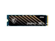 Pamięci RAM - MSI SPATIUM M450 PCIe 4.0 NVMe M.2 500GB S78-440K190-P83 - miniaturka - grafika 1