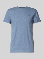 Koszulki męskie - T-shirt z wyhaftowanym logo - miniaturka - grafika 1