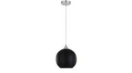 Lampy sufitowe - Lumina Deco Deco NOWOCZESNA LAMPA WISZĄCA CZARNA LOBOS D30 LDP 107-300 - miniaturka - grafika 1