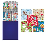 Akcesoria do pakowania - Papier świąteczny CHRISTMAS KIDS 200x70cm INTERDRUK - miniaturka - grafika 1