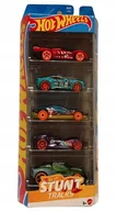 Zabawki zdalnie sterowane - HOT WHEELS SAMOCHODZIKI 5-PAK ZESTAW POJAZDÓW STUNT TRACKS JBJ81 - miniaturka - grafika 1