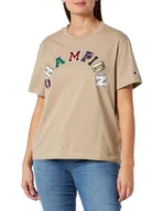 Koszulki i topy damskie - Champion T-Shirt Damski, Brązowy piasek, XL - miniaturka - grafika 1