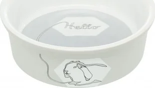Trixie Miska, dla królika, ceramiczna, 240 ml/? 11 cm, z nadrukiem TX-60736 - Akcesoria dla gryzoni - miniaturka - grafika 1