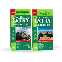Agencja Wydawnicza WIT  Mapa turystyczna Tatry Polskie i Słowackie 2w1 WIT - Atlasy i mapy - miniaturka - grafika 1