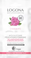 Balsamy i kremy do ciała - Logona Moisture Lift, Aktywnie Wygładzająca Maska Nawilżająca Z Organiczną Różą Damasceńską, 15ml - miniaturka - grafika 1