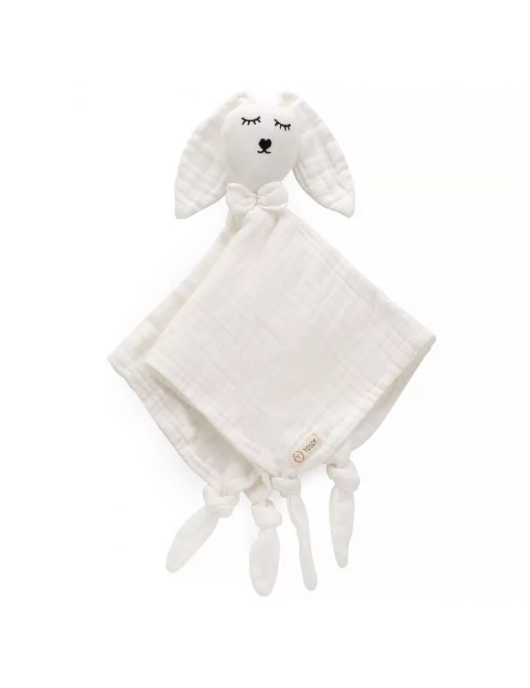 Yosoy Doudou friend 100% cotton muslin Ecru