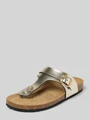 Klapki i japonki damskie - Japonki ze skóry naturalnej - miniaturka - grafika 1