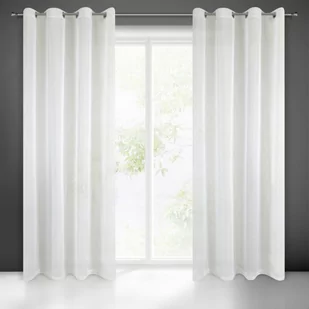 Eurofirany Firana Lucy kremowa 140 cm x 250 cm - Firany - miniaturka - grafika 1