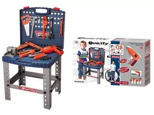 Warsztat z narzędziami majsterkowicza walizka duży - Zabawki interaktywne dla dzieci - miniaturka - grafika 1