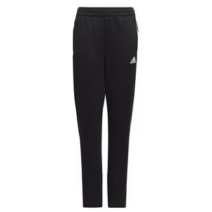 Spodnie adidas Aeroready Primegreen 3-Stripes Tapered GT9417 - czarne - Adidas - Spodnie damskie - miniaturka - grafika 1