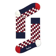 Skarpetki męskie - Happy Socks kolorowe i zabawne skarpetki Filled Optic Sock Rozmiar 36-40 - miniaturka - grafika 1