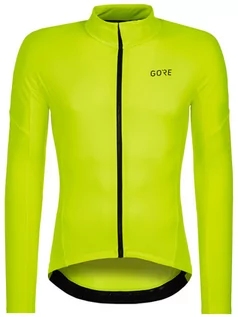 Koszulki rowerowe - GORE WEAR C3 Termiczna bluza Mężczyźni, żółty M 2022 Koszulki kolarskie - grafika 1