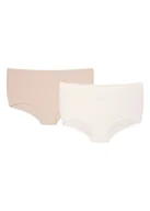 Majtki damskie - Majtki szorty Bait 2-pak Henderson kremowy, beżowy S - miniaturka - grafika 1