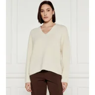 Swetry damskie - Marella Wełniany sweter Regular Fit - miniaturka - grafika 1