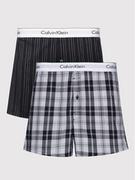 Majtki męskie - Calvin Klein Underwear Komplet 2 par bokserek 000NB1396A Kolorowy Slim Fit - miniaturka - grafika 1
