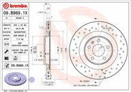 Tarcze hamulcowe - Tarcza hamulcowa Brembo 09.B969.1X - miniaturka - grafika 1