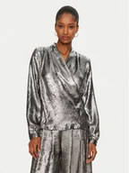 Bluzki damskie - Rinascimento Bluzka CFC0121735003 Srebrny Regular Fit - miniaturka - grafika 1