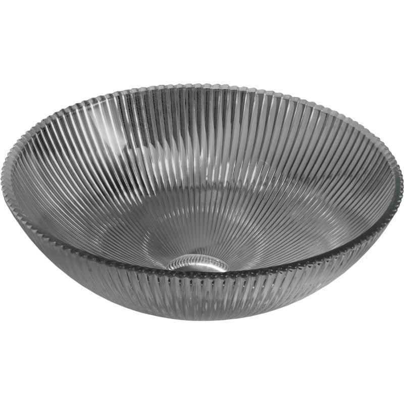 Mexen Zuri szklana umywalka nablatowa 39 x 39 cm, czarna - 24193970