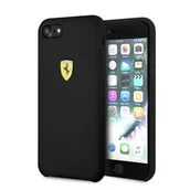 Etui i futerały do telefonów - Ferrari fessih ci8bk etui na telefon komórkowy do modelu Apple iPhone 8/7 Czarny FESSIHCI8BK - miniaturka - grafika 1