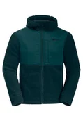 Kurtki męskie - Jack Wolfskin Męska kurtka polarowa z kapturem Rockslicht Jkt M - miniaturka - grafika 1