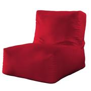 Fotele - Dekoria Pufa fotel czerwony 67 × 31 × 75 cm Etna 1241-705-60 - miniaturka - grafika 1