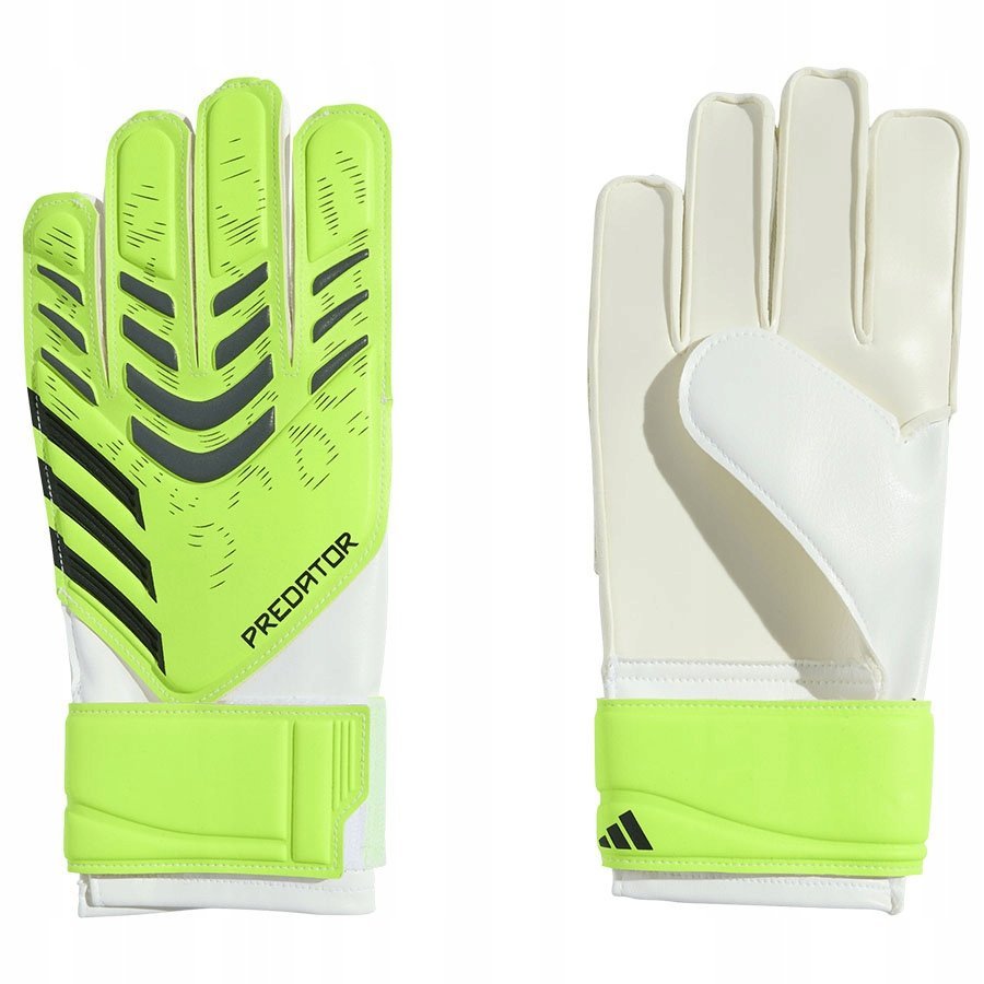 Rękawice adidas Predator GL TRN Jr JN5362 żółty 6